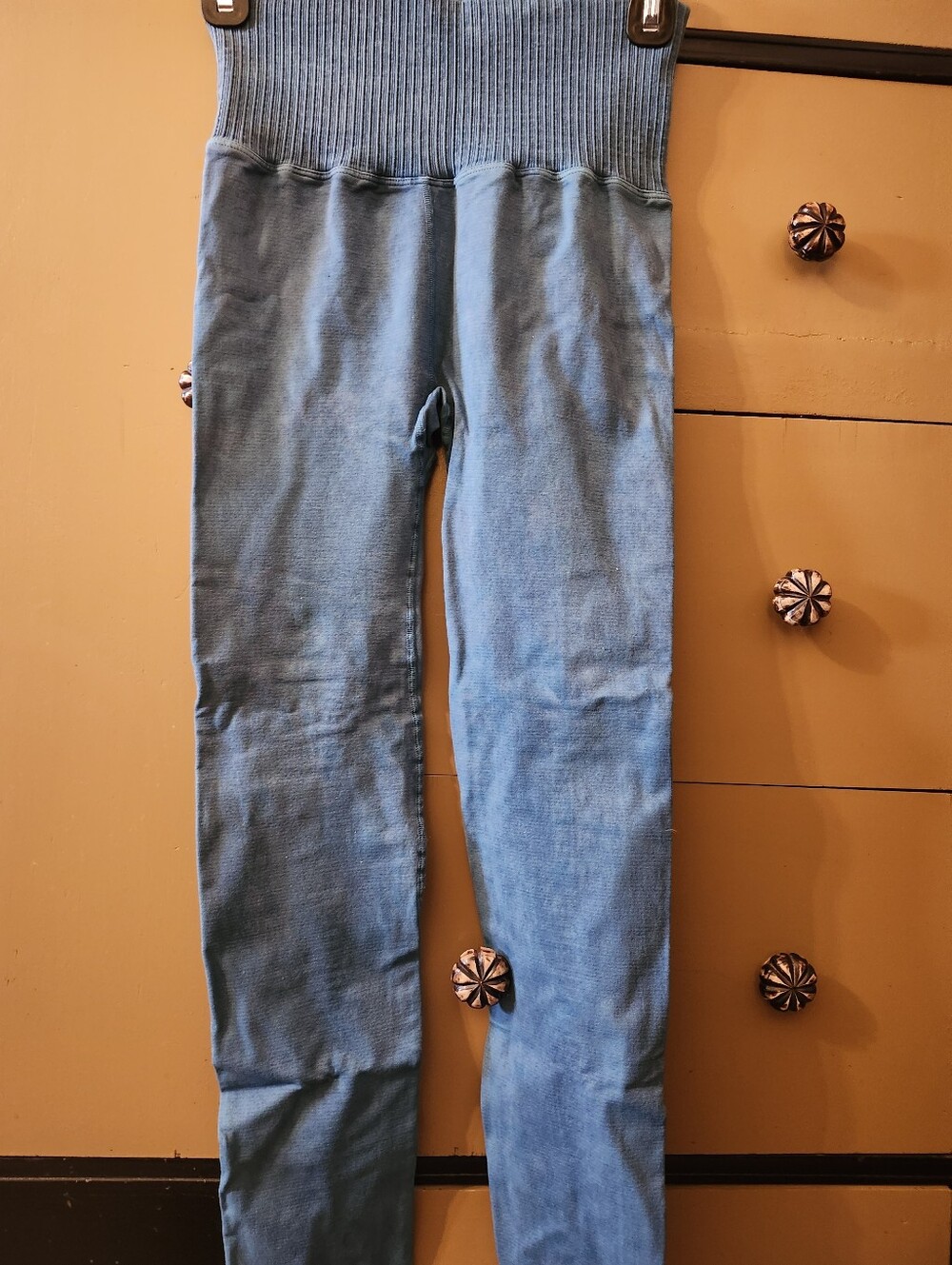 Free People Movement Athletic Leggings In Slate Blue - Picture 6 of 6